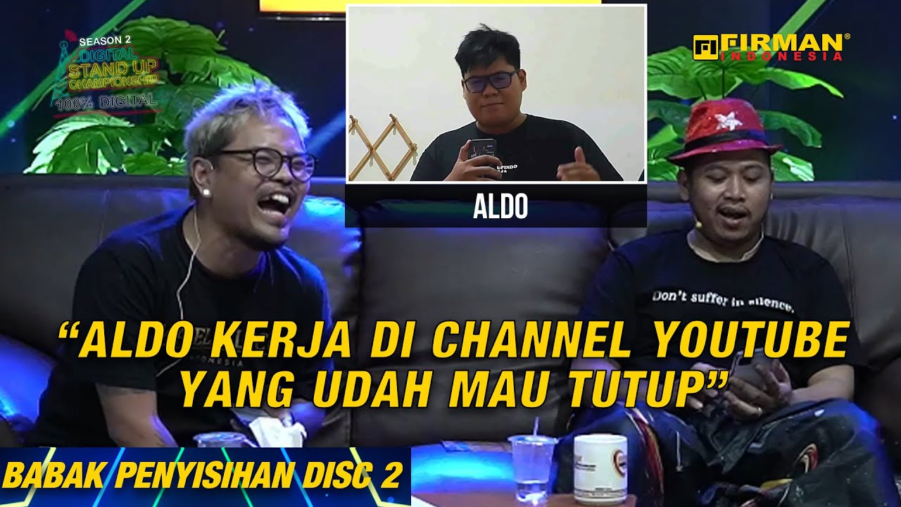 Stand Up Aldo | Tepuk Tangan Ikan Yang Buat Jadi Juara 1 Di DISC 1 | BABAK PENYISIHAN DISC SEASON 2