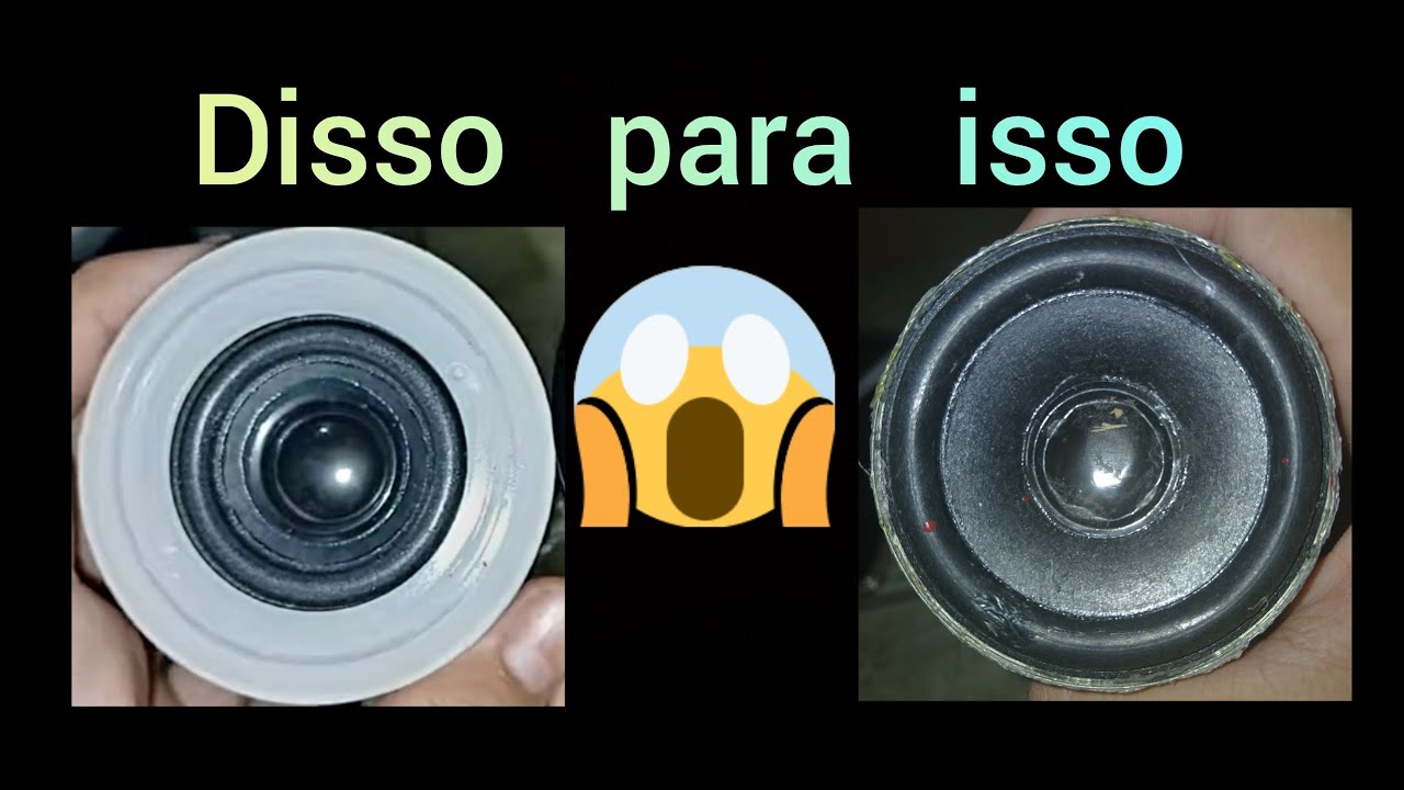 Troquei o alto-falante da 