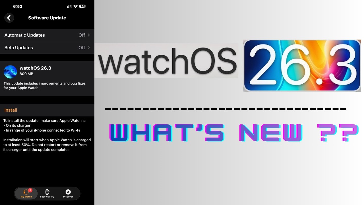 watchOS 26.3 What's New ! iMarines Tech