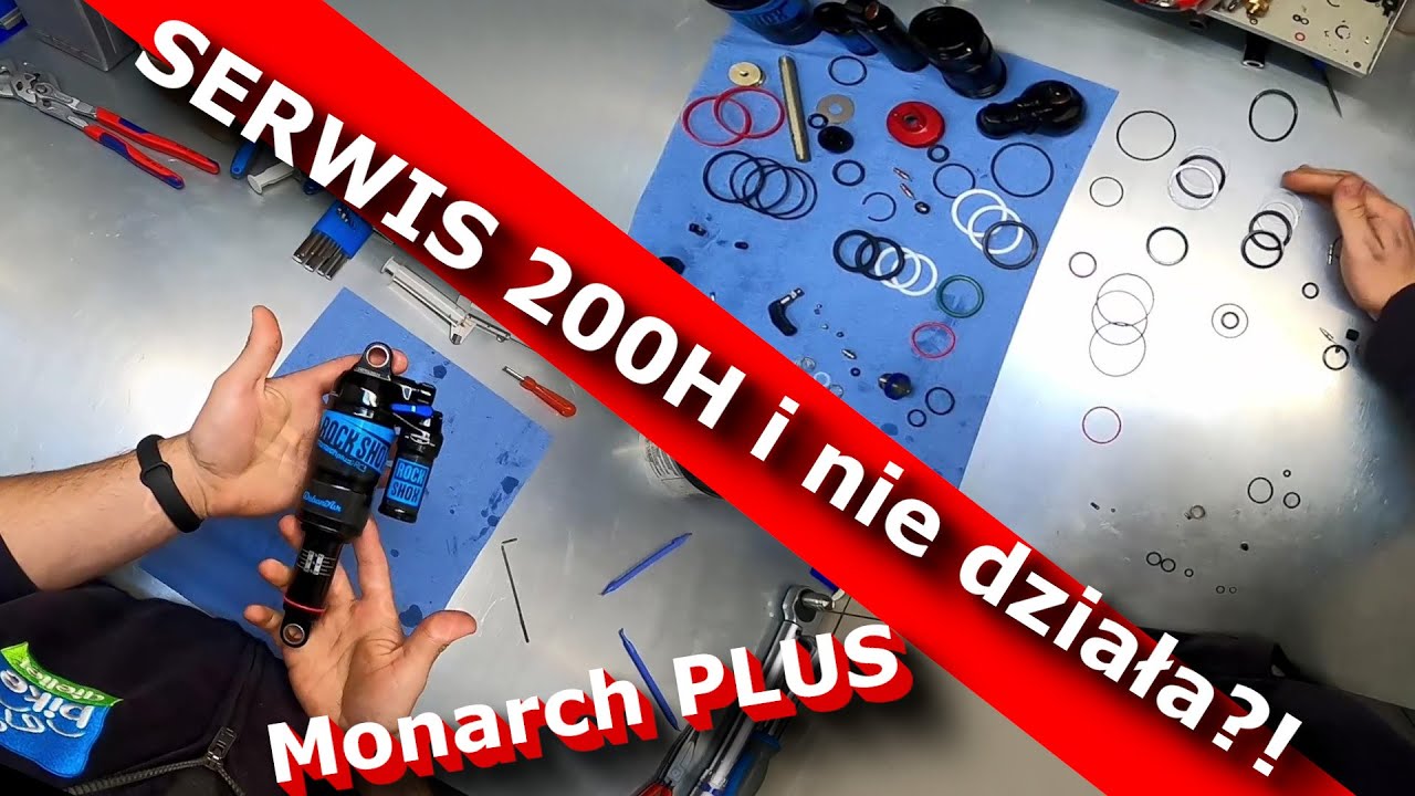 Pełny serwis Rock Shox Monarch Plus | 200h