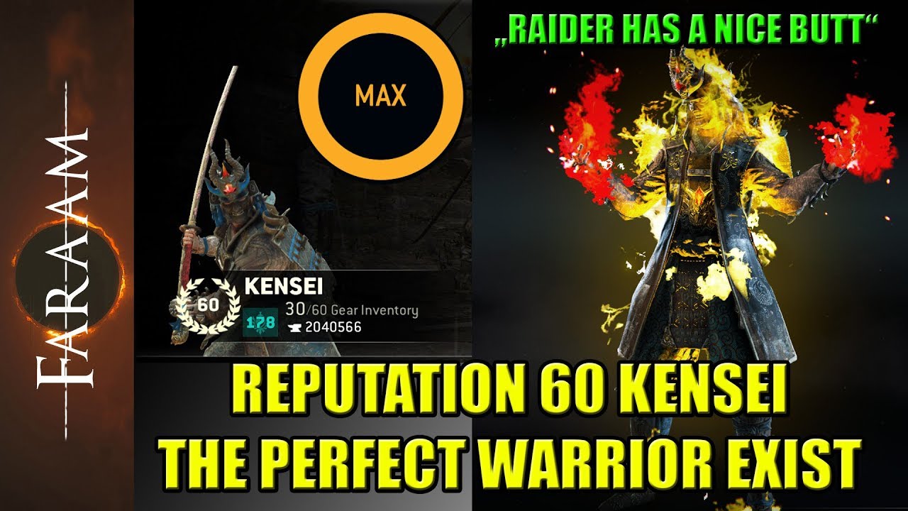 ⭐️The ULTIMATE REP 60 Kensei⭐️ - The Perfect Warrior exist - Reach a new LEVEL [For Honor]