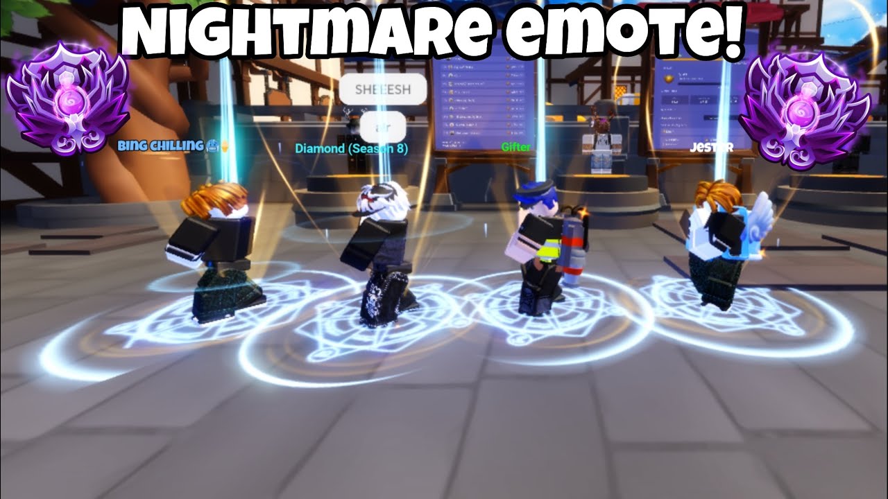 So I Got The NIGHTMARE EMOTE In Season 11 Ranked.. (Roblox Bedwars)