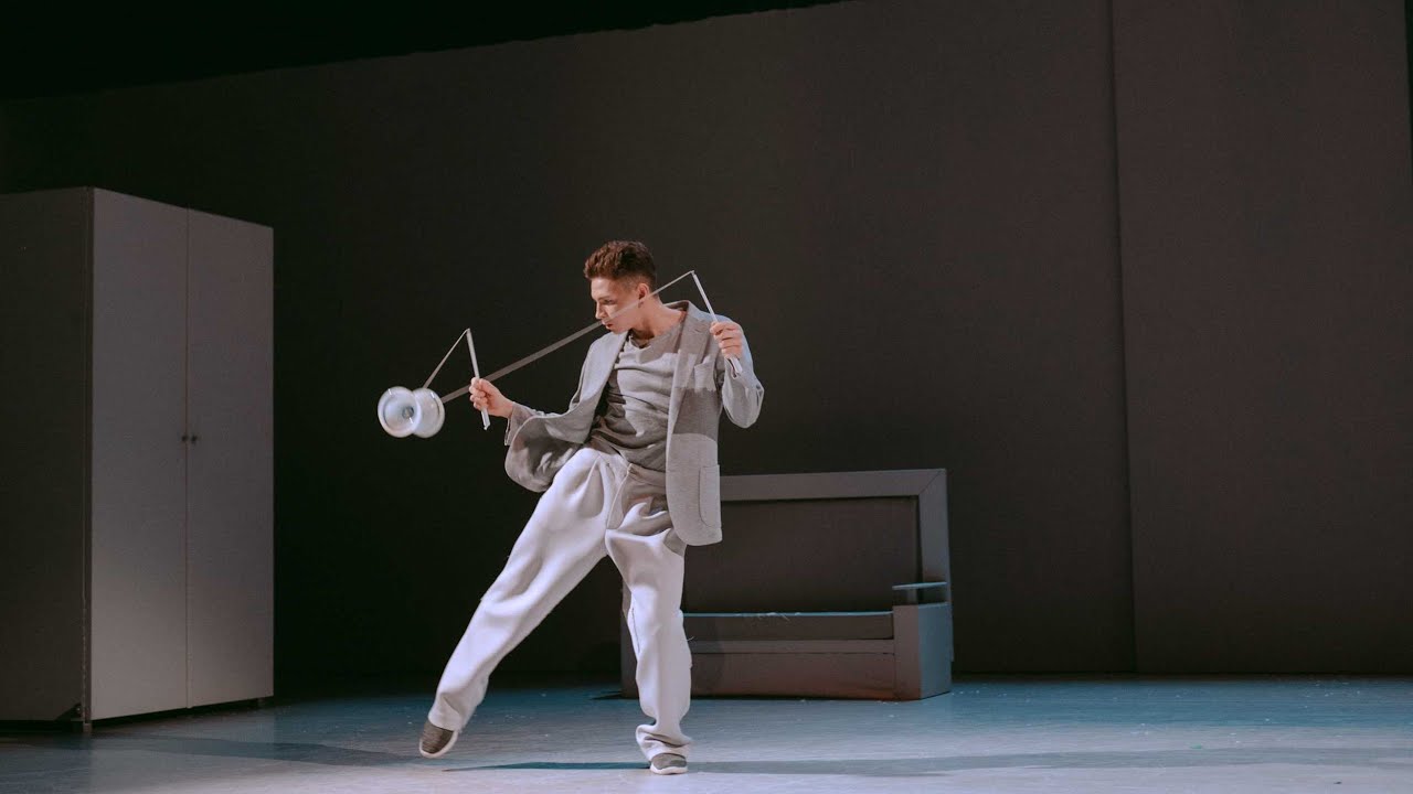 Dance with diabolo| History of year|Alexey Teslin 5.01.22