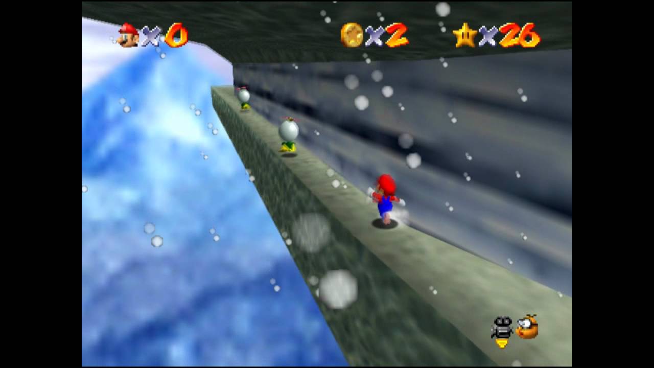 Super Mario 64 (Partie 28) 4 - Murs pour rebondir