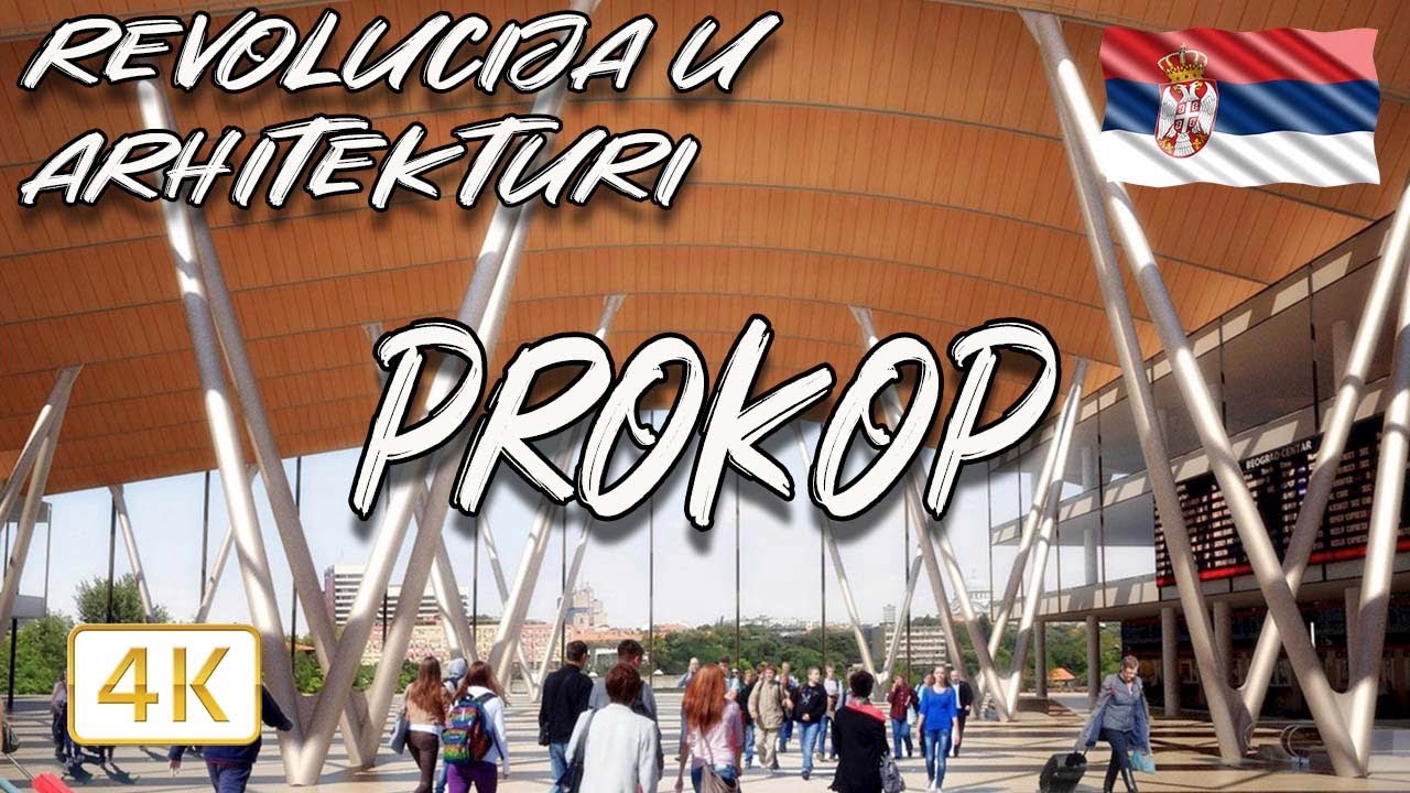PROKOP stanica , Belgrade 🇷🇸 I FUTURISTIC TRAIN STATION I 4K/60fps