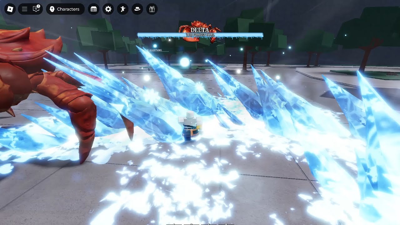 The Strongest Battlegrounds The Frozen Soul Vs Crab Boss