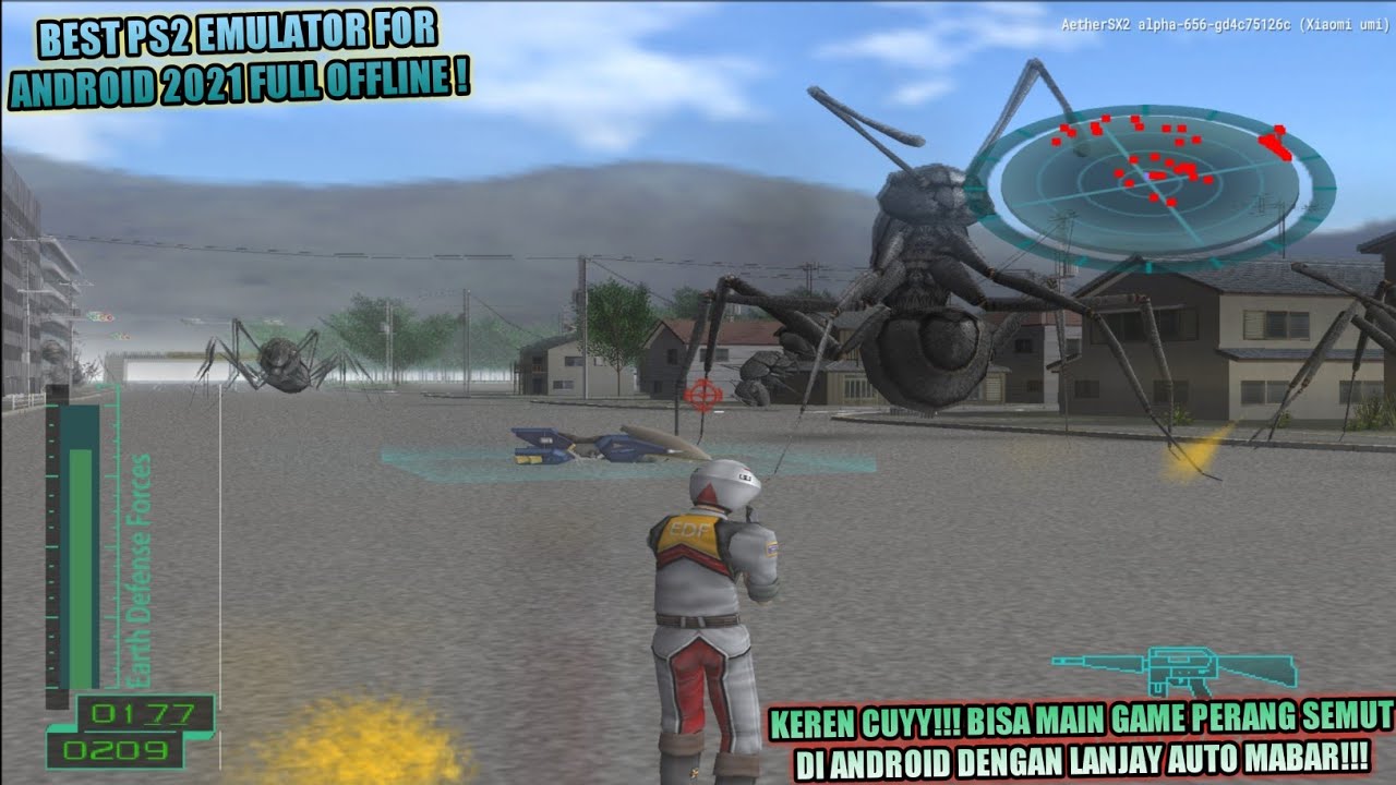 AetherSX2 Global Defense Force Gameplay
