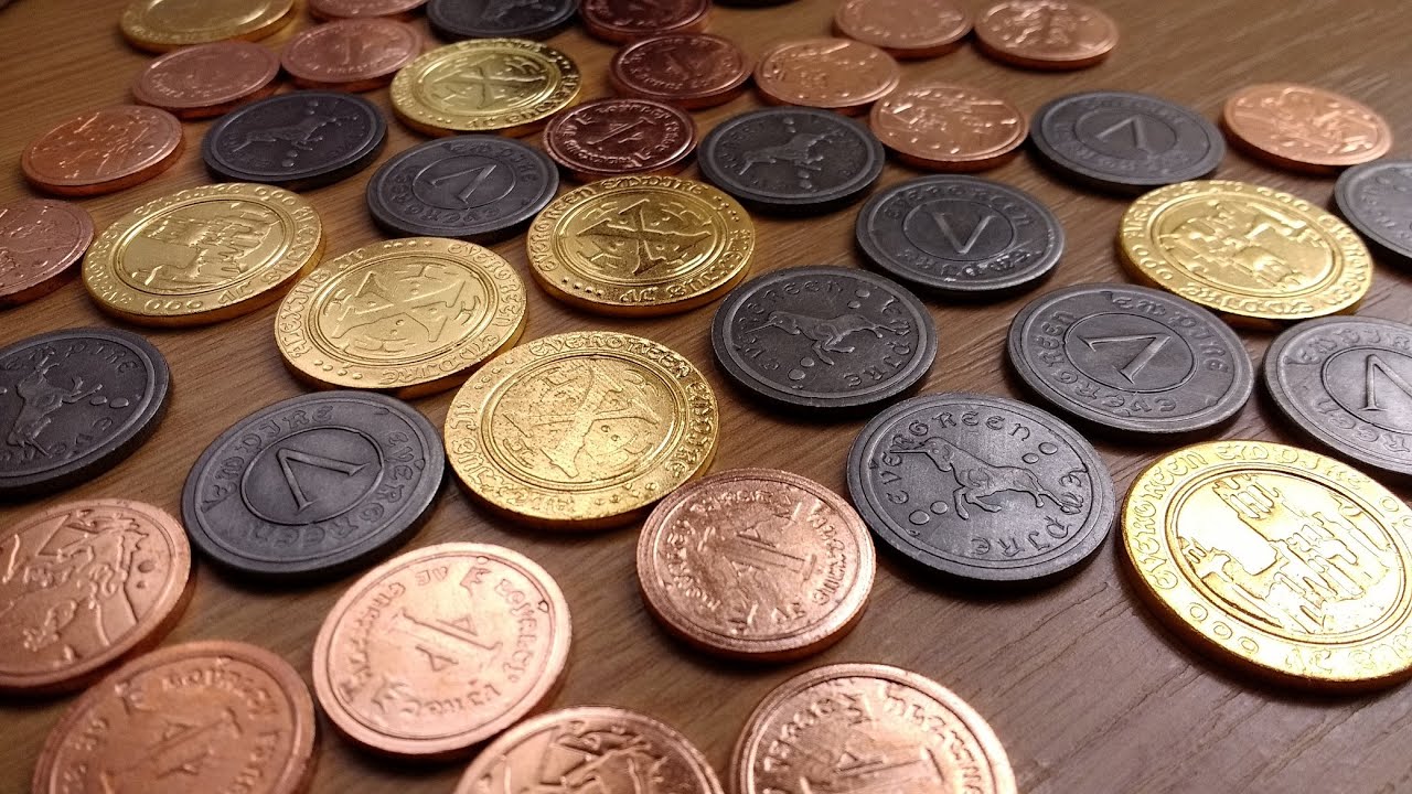 Metal Coins to upgrade your RPG, Boardgame, LARP, Treasure Hunt, Student Film, Escape Room, Whatever