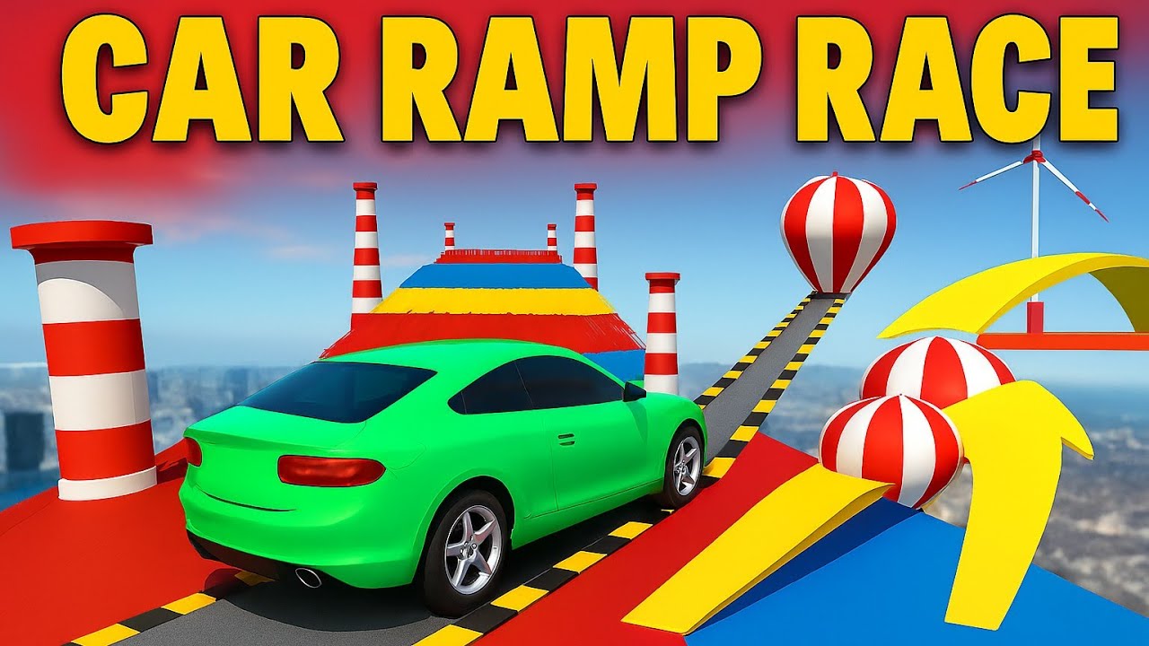 SUPERCAR RAMP RACING//CAR RAMP RACING//PART 1//CHAI AND CHEAT CODES ( VIDEO GAMING)