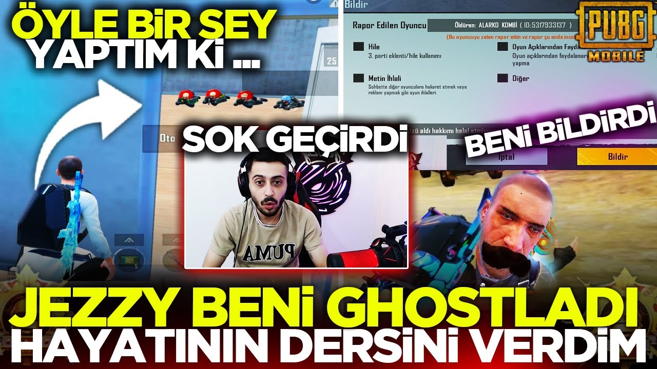 JEZZY'E HAYATI BOYUNCA UNUTAMAYACAĞI DERS VERDİM, ÇILDIRDI VE RAPORLADI! / Pubg Mobile Troll