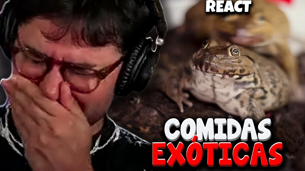 ELE PROVOU DIVERSAS COMIDAS EXÓTICAS DA TAILÂNDIA!!! 😵‍💫🐸  | REACT - Samira Close