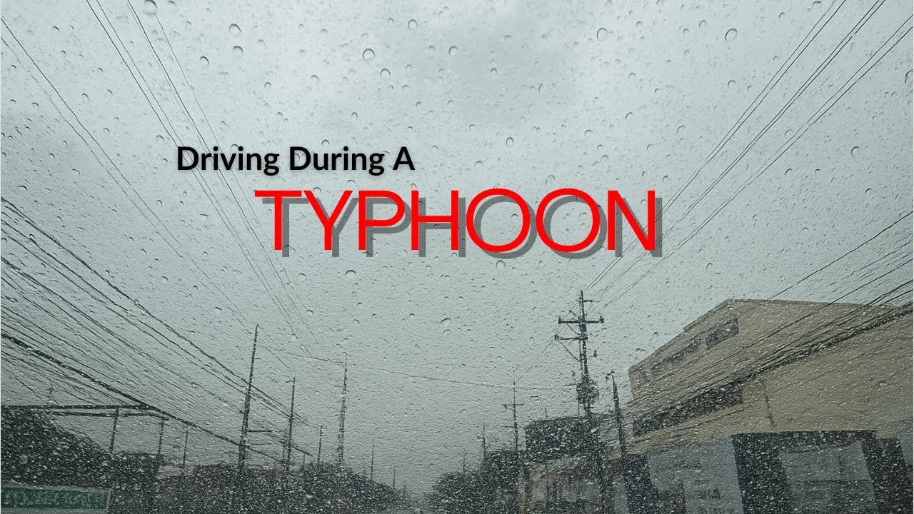 Driving during a Typhoon | Valenzuela City to Quezon City