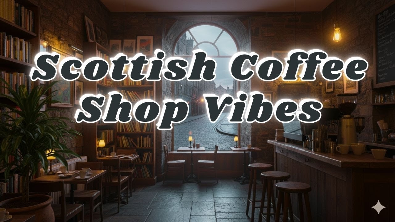 Scottish Coffee Shop ☕️ | Vibes for Reading, Relaxing, & Study