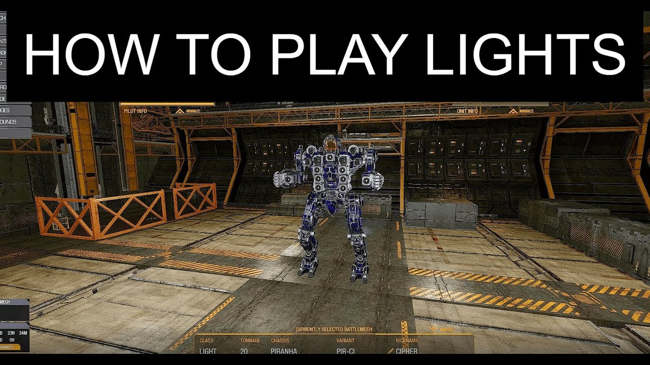 MWO: Most Common Light pilots Mistakes