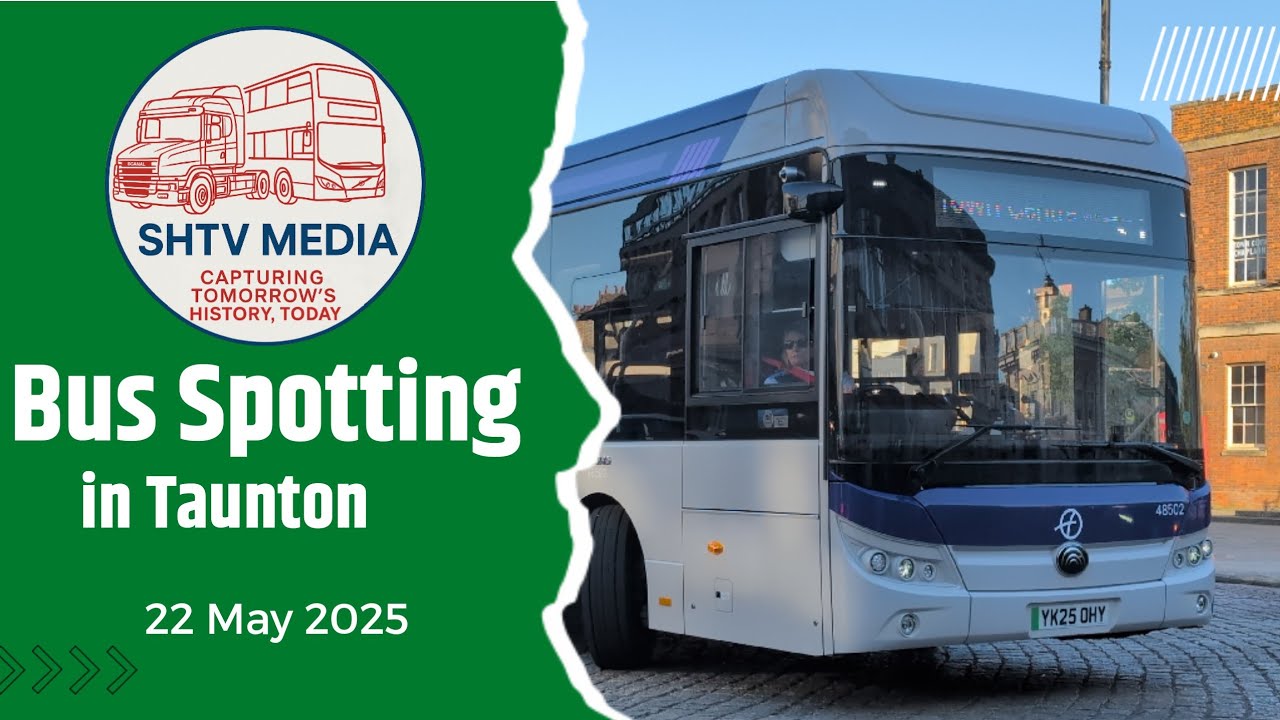 Buses in Taunton 22 May 2025
