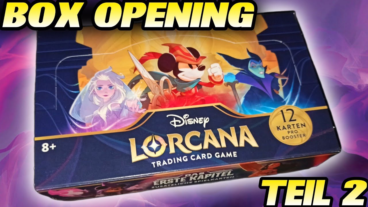 Deutsches Disney Lorcana BOOSTER BOX OPENING! 😮😮 Karten HYPE! Teil 2 / 2 | Rabbits Openings German