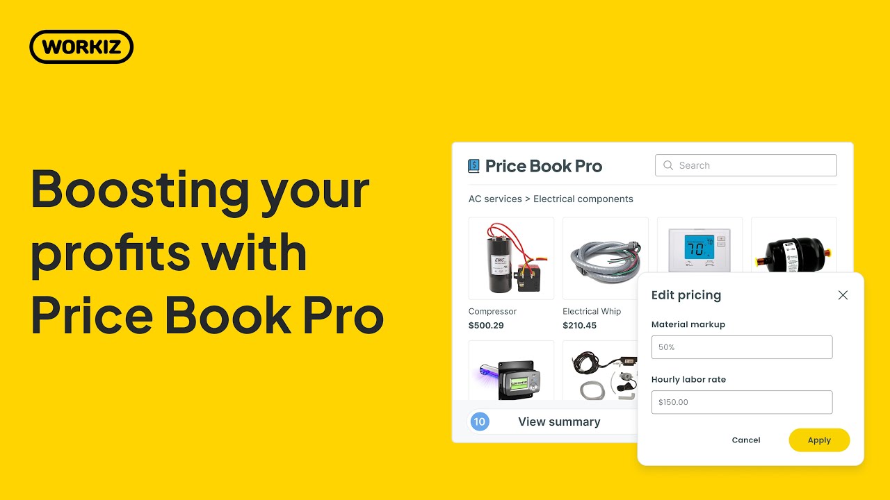 Simplify pricing for HVAC, plumbing, and electrical with Price Book Pro