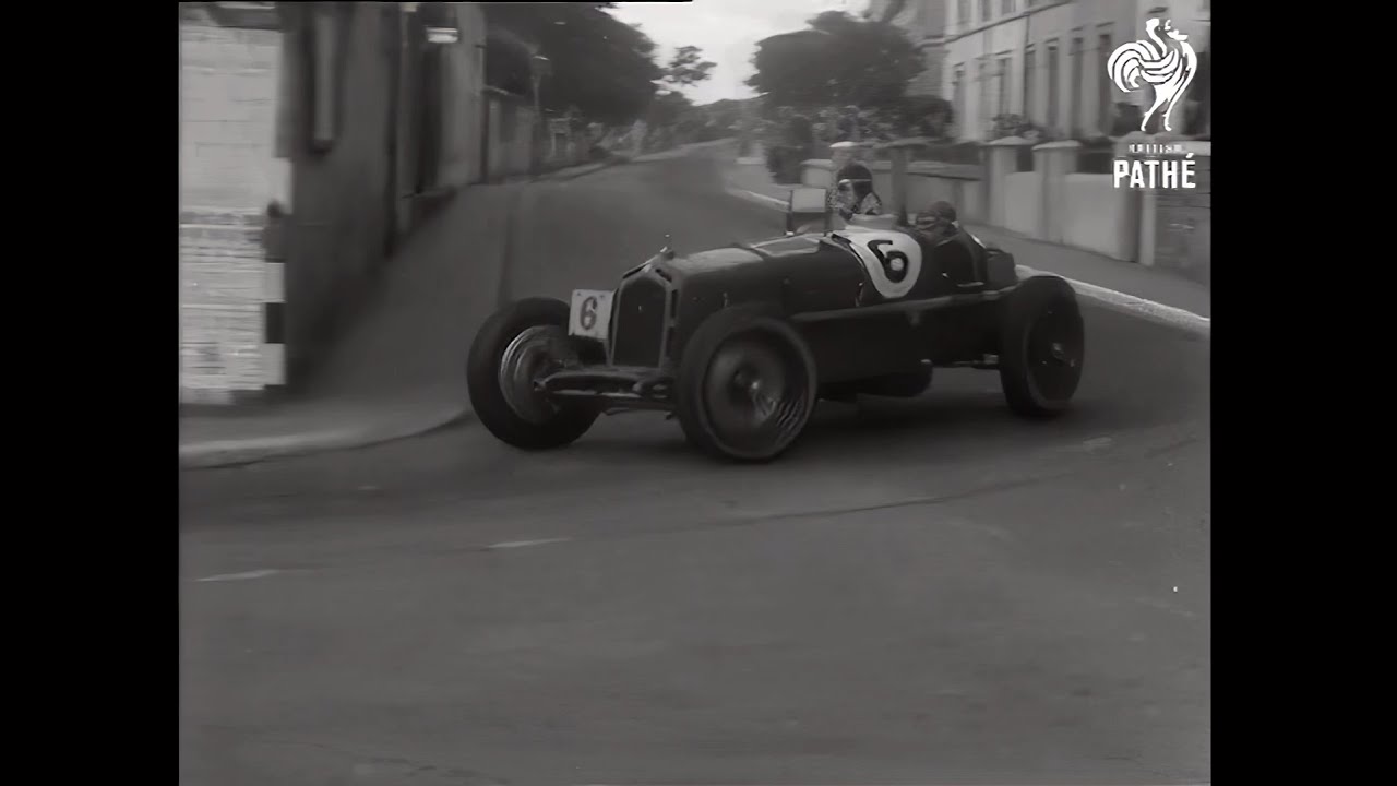 Remastered in HD 60FPS - 1933 Il Mannin Moar: victory for Brian Lewis in 8C 2300 Monza c/n 2211130