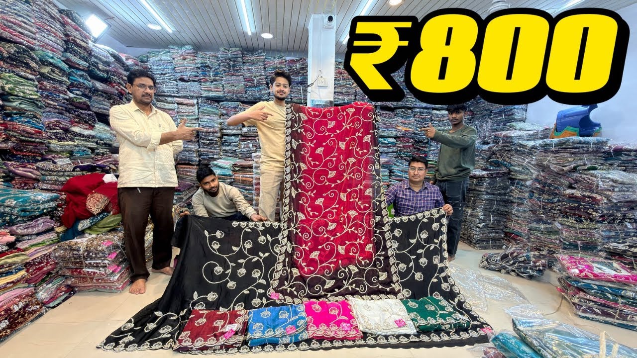 RAMZAN SPECIAL BANARASI SAREE OFFERS ₹800 JERKAN STONE FENDI SAREE ₹2500 AND 