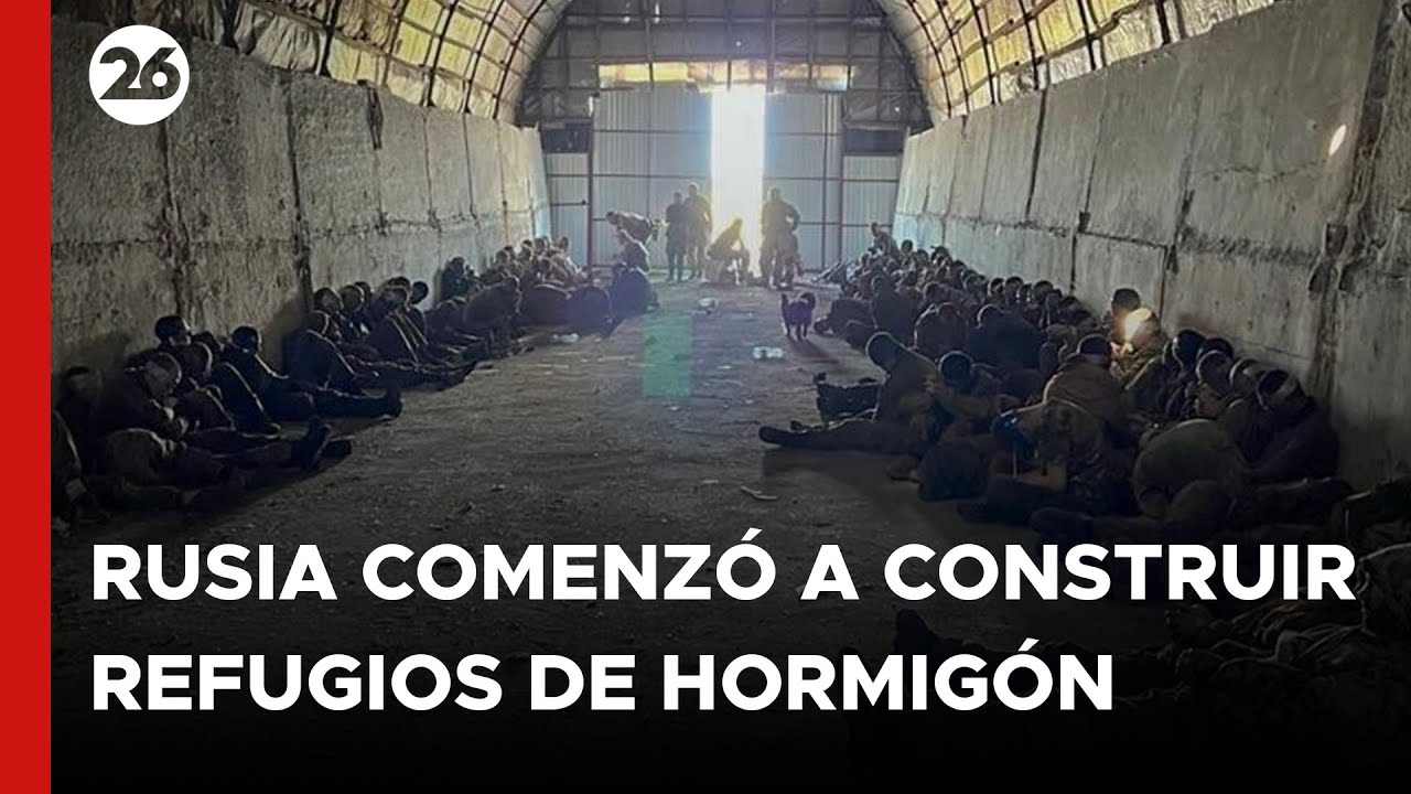 Rusia comenzó a construir refugios de hormigón en Kursk