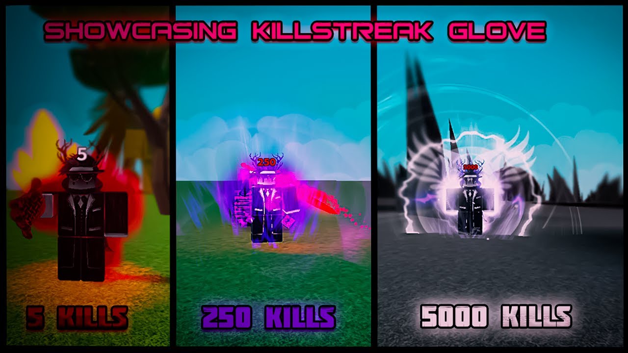 [NEW!] Showcasing killstreak glove | Slap battles: Killstreak simulator