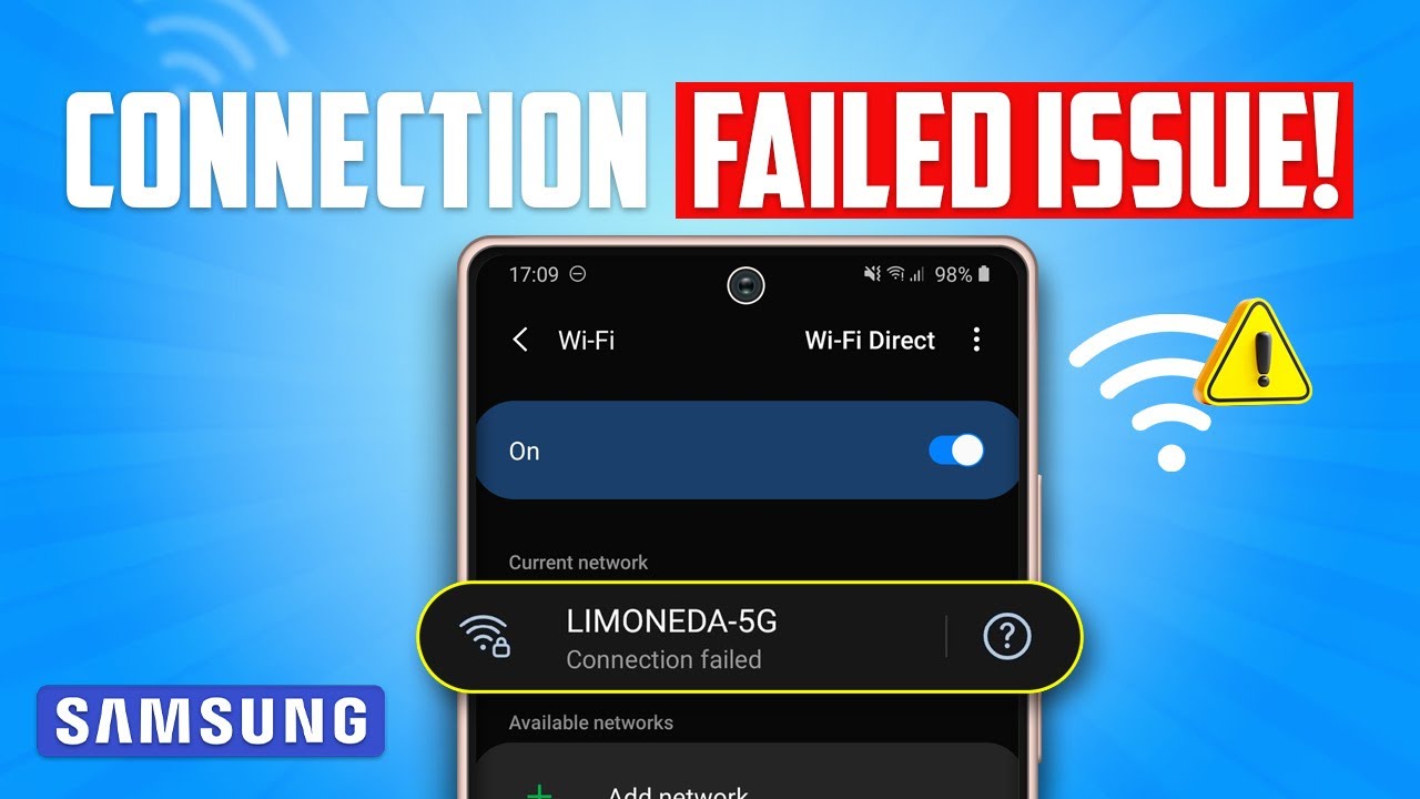 Fix Samsung WiFi Connection Failed issue | Solve Samsung Phone Wi-Fi Connection Fail issues