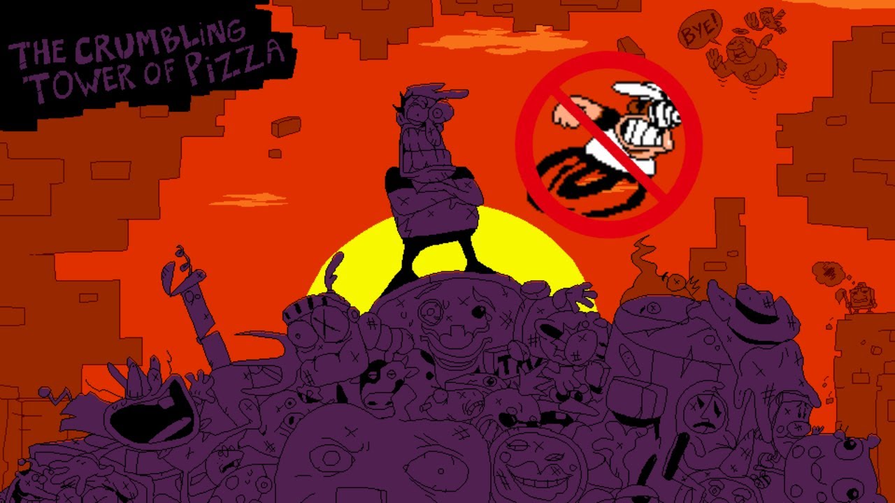 Pizza Tower: The Crumbling Tower of Pizza but without using Mach run button