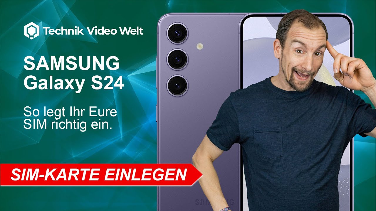 Samsung Galaxy S24 SIM-Karte einlegen: So wird's gemacht