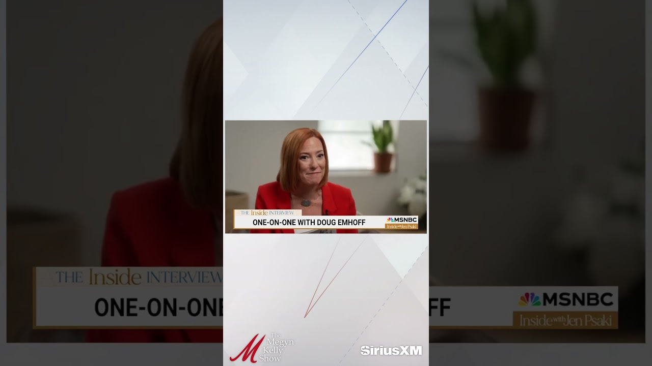 Watch Jen Psaki Praise Second Gentleman Doug Emhoff For 