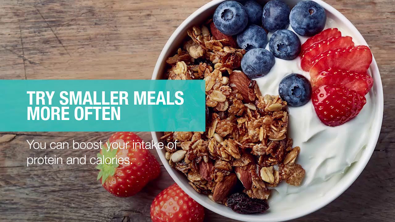 How to keep your weight up during cancer treatment