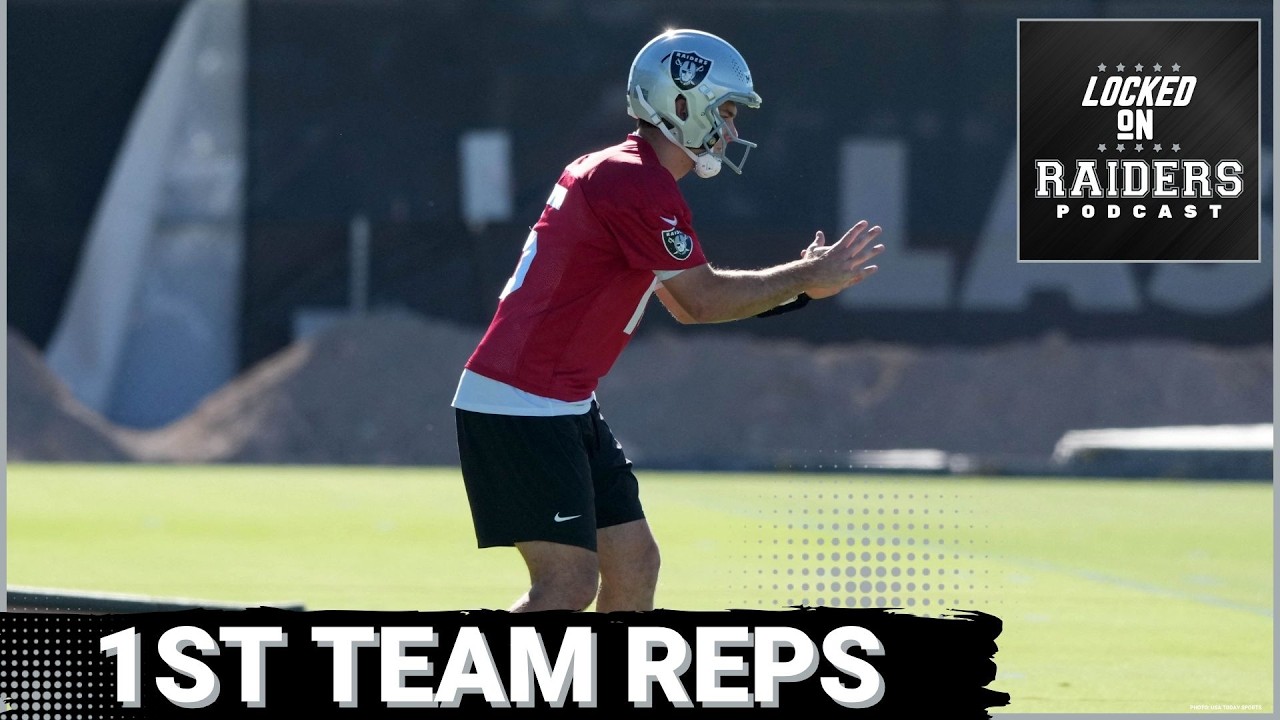 With Cousins on timeout, Mendoza gets 1st team reps for the Las Vegas Raiders