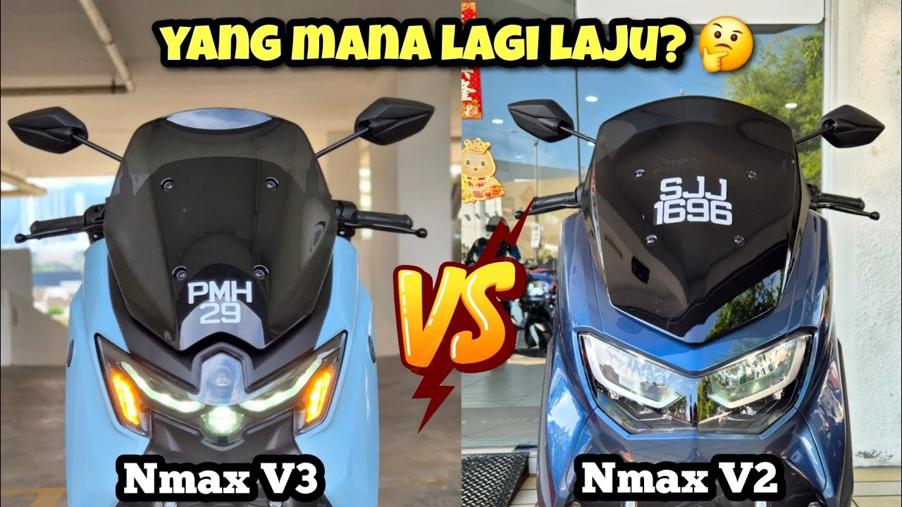 Yamaha Nmax 155 | V3 | V2 | TOP SPEED COMPARISON | GPS |