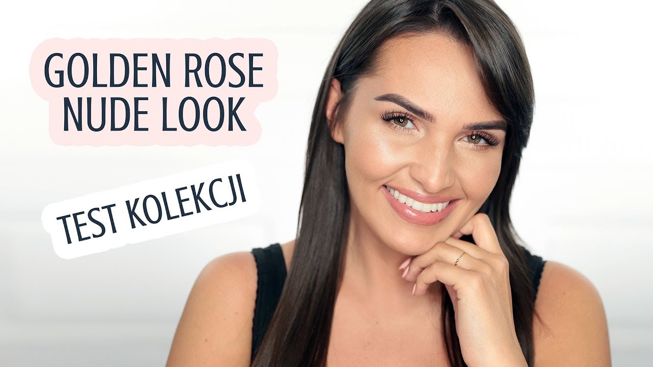 EFEKT MOKREJ SKÓRY ZA 25 ZŁ 😍 Test Kolekcji NUDE LOOK od GOLDEN ROSE ♥