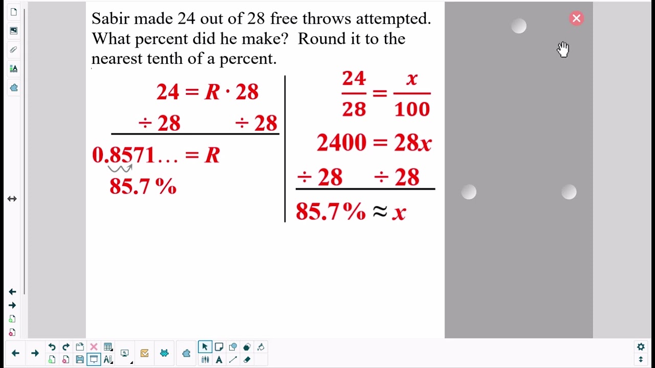Percent Problems - Finding the Percent