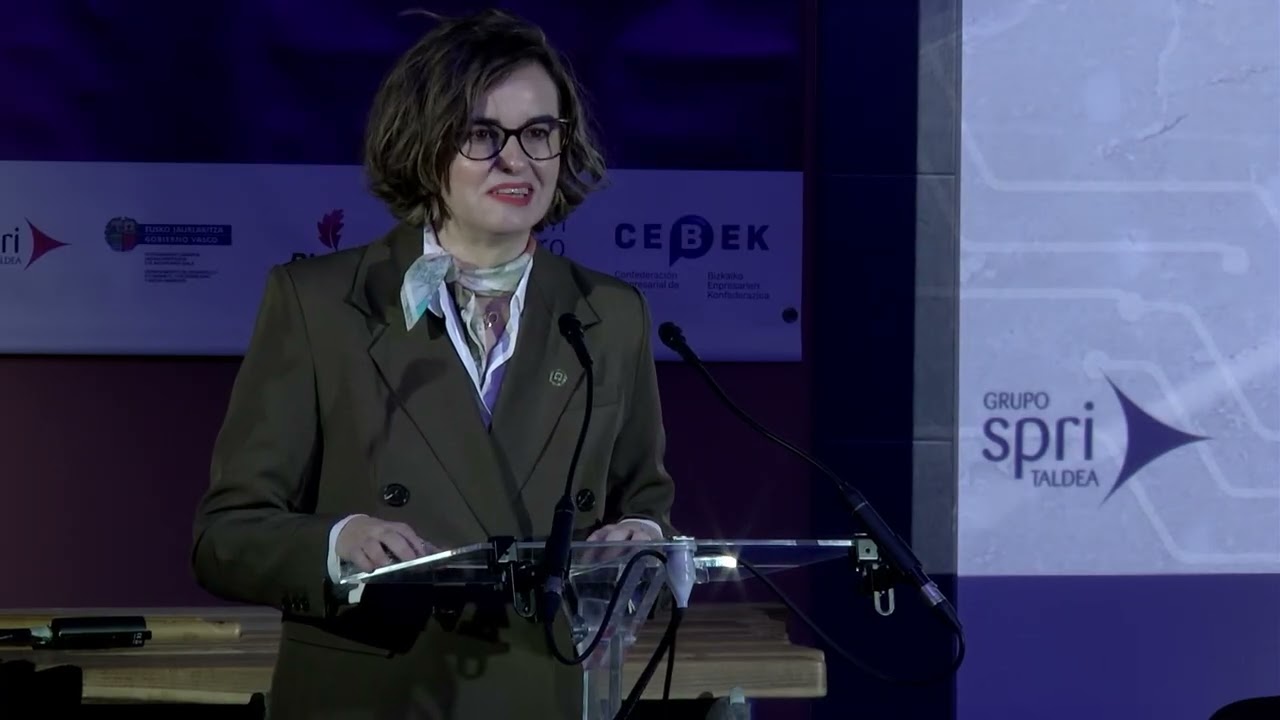 XXIX Premio Marcelo Gangoiti saria (Dña. Elixabete Etxanobe, Diputada General de Bizkaia)