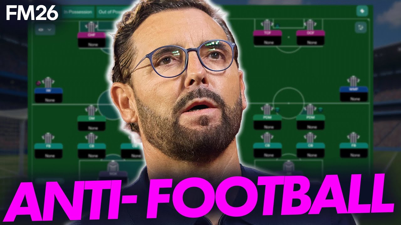 Тактика FM26 - Антифутбольная тактика Хосе Бордаласа 4-4-2 🔥