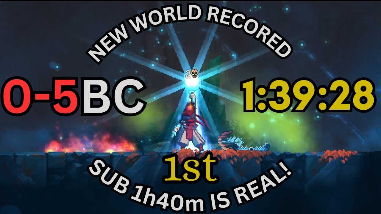 [WR] Dead Cells Speedrun - Beating Every Difficulty From a New Save UNDER 1h 40m! 0-5BC World Record