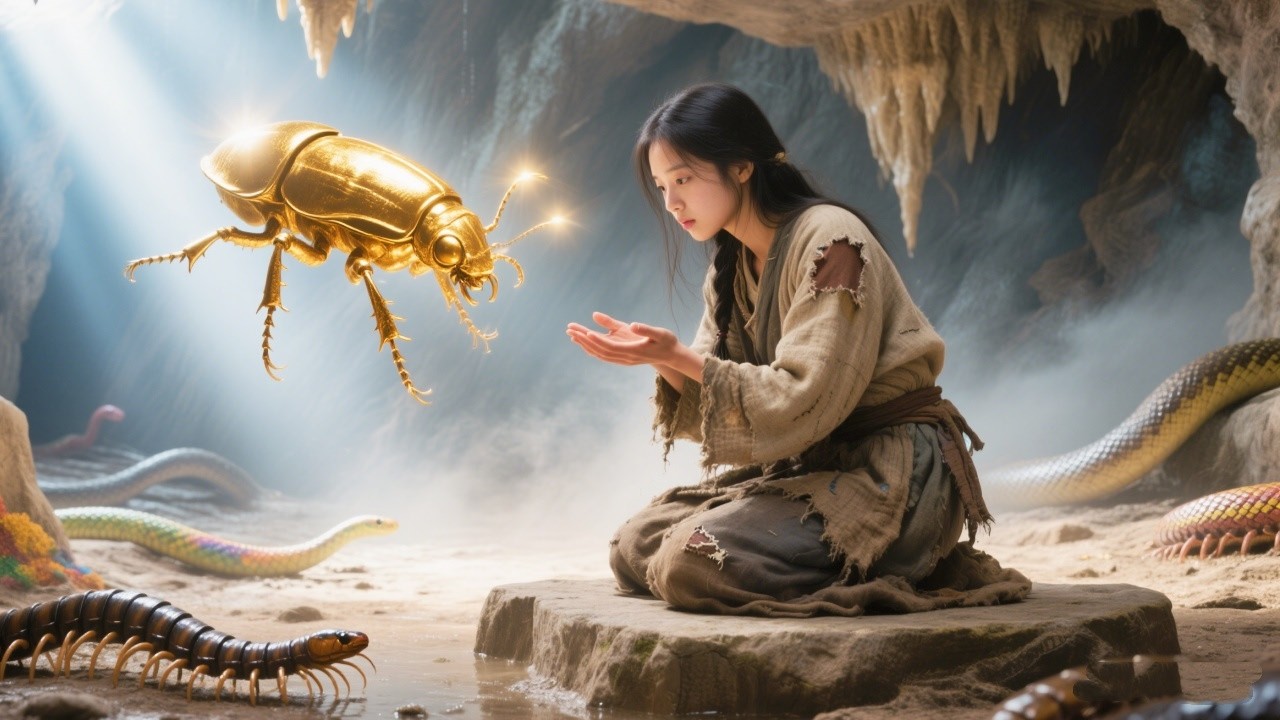 少女被丟進蛇窩自生自滅，沒想到她天生異能，從此練就百毒不侵體質！#愛情 #甜宠 #古装