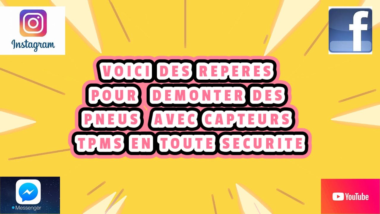 REMPLACE TES PNEUS AVEC CAPTEURS TPMS ( REPERES POUR NE PAS ECLATER TES CAPTEURS AU DEMONTAGE)