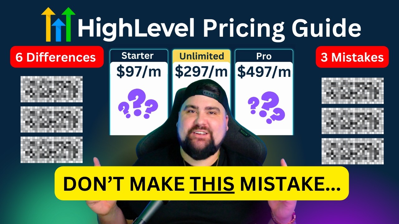 NEW 2026 GoHighLevel Pricing Explained ($97 $297 or $497?)