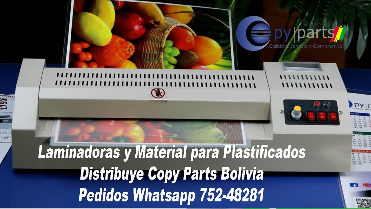 Plastificadora o Laminadora de Documentos y su uso en los negocios Distribuye Copy Parts Bolivia