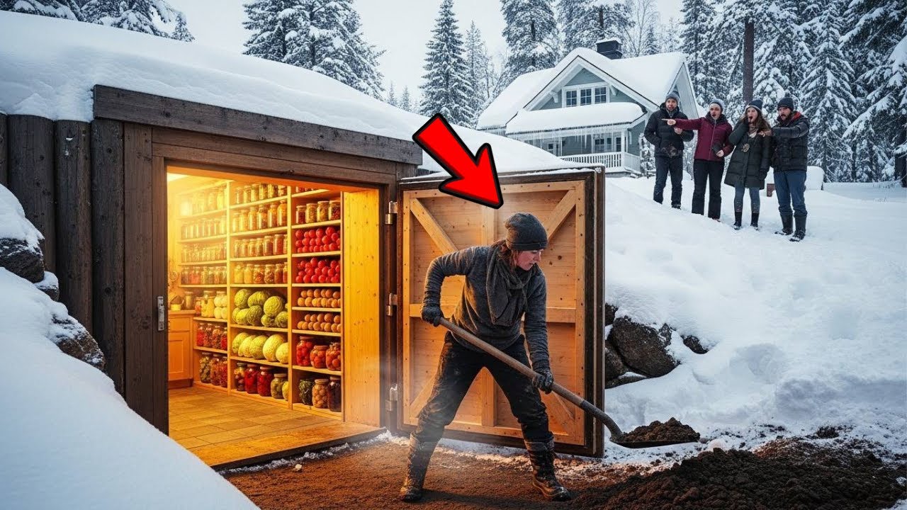 Neighbour's Laughed When She Dug Her Kitchen Underground, Until Her Food Never Froze All Winter