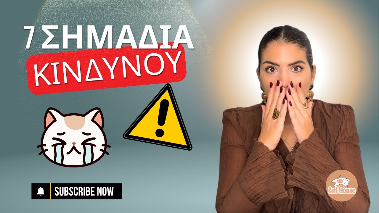 7 Σημάδια οτι η γάτα σου βρίσκεται σε ΚΙΝΔΥΝΟ!