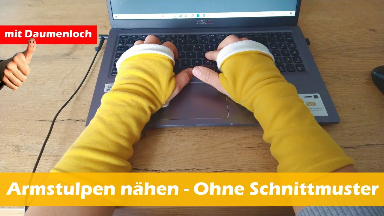 Armstulpen n&auml;hen ohne Schnittmuster Armstulpen ganz einfach selber n&auml;hen f&uuml;r kalte Tage