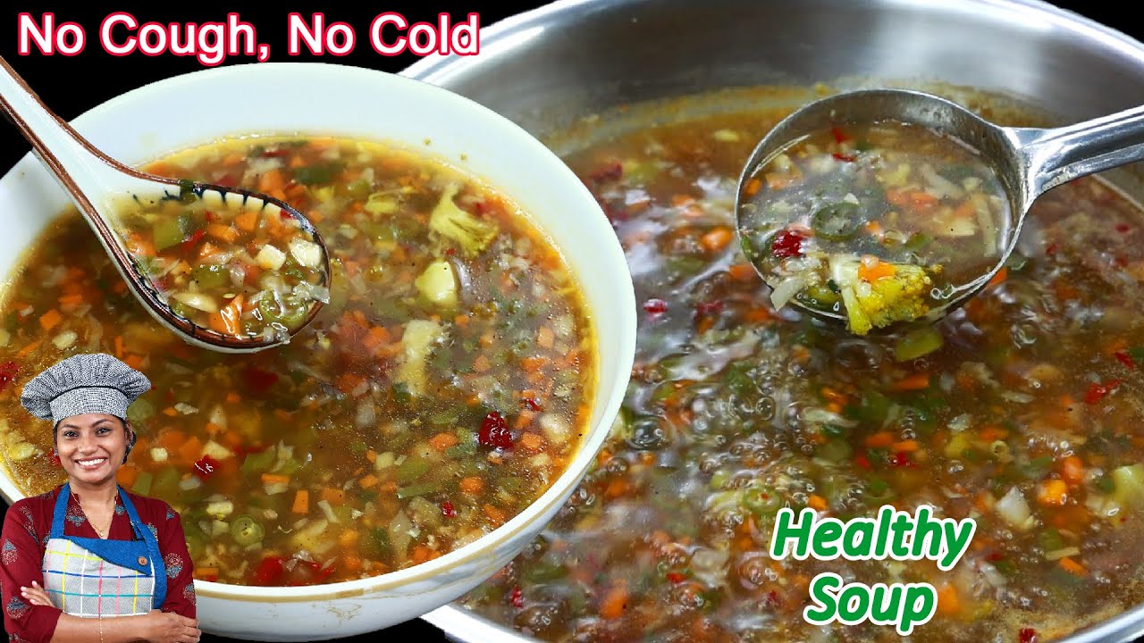 വെജിറ്റബിൾ സൂപ്പ് | Vegetable Soup Recipe Kerala Style | Mixed Veg Soup Malayalam