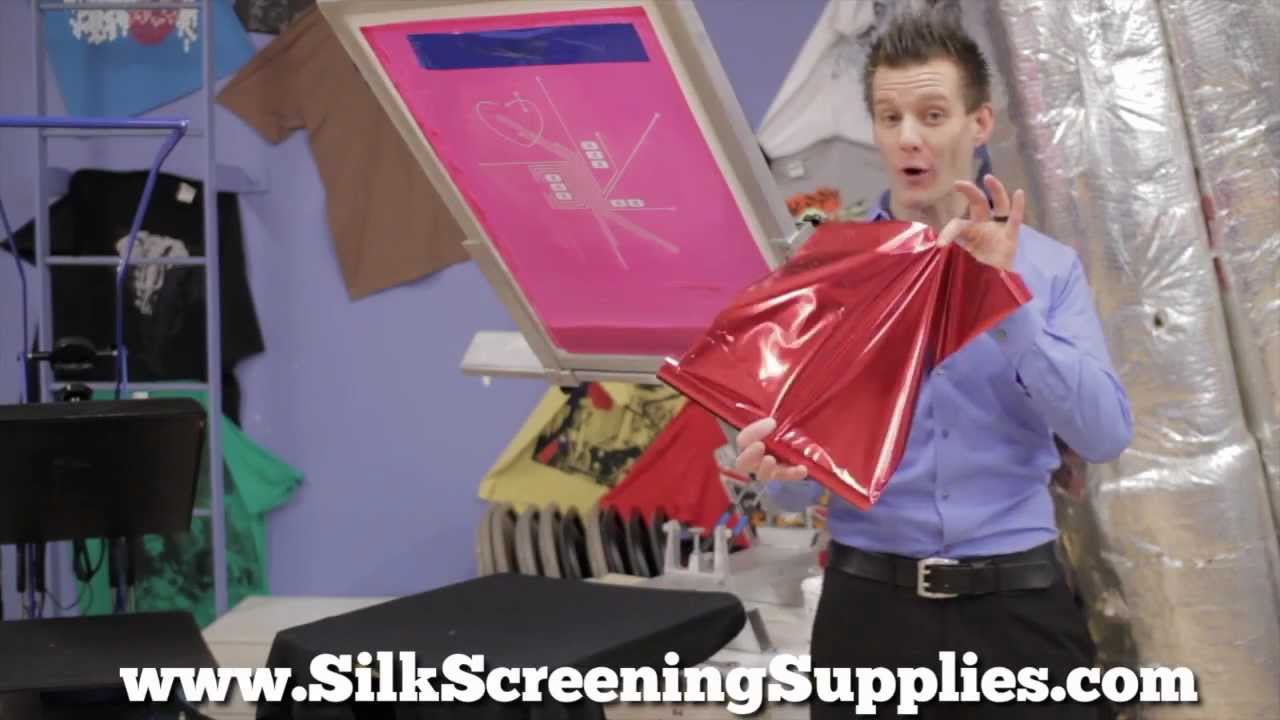 Screen Printing Foil Transfers, How To Heat Transfer Foil To A Shirt