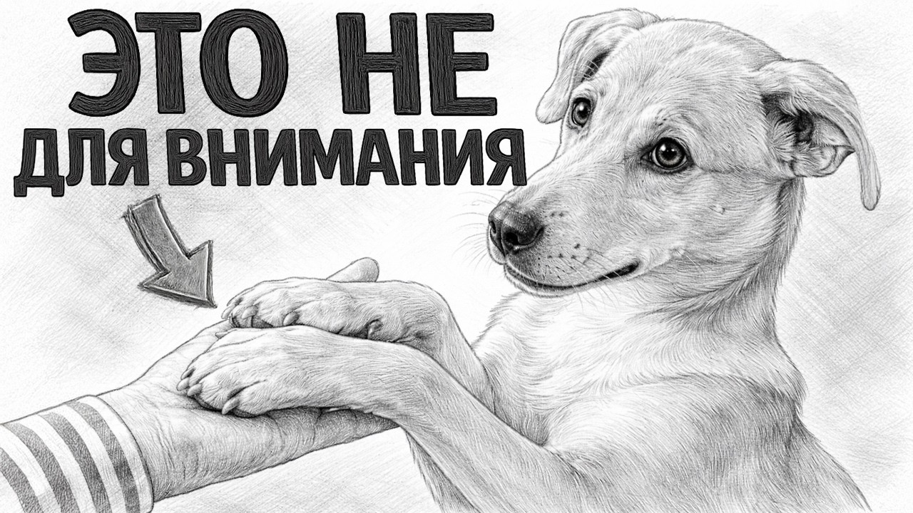 Кладет Ли Ваша Собака На Вас ЛАПУ? ВОТ ЧТО ЭТО ЗНАЧИТ! (шокирует)