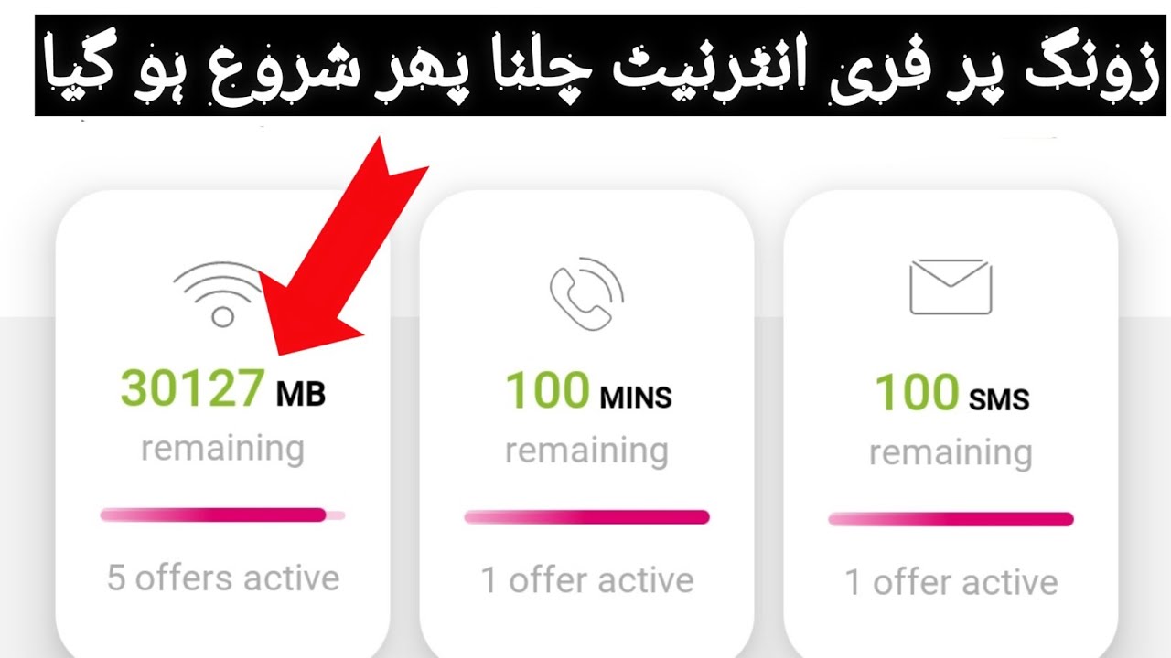 Zong Free Internet Offer 2020 | Zong Free Internet | Zong Free Internet Code 2020 | Zong Internet