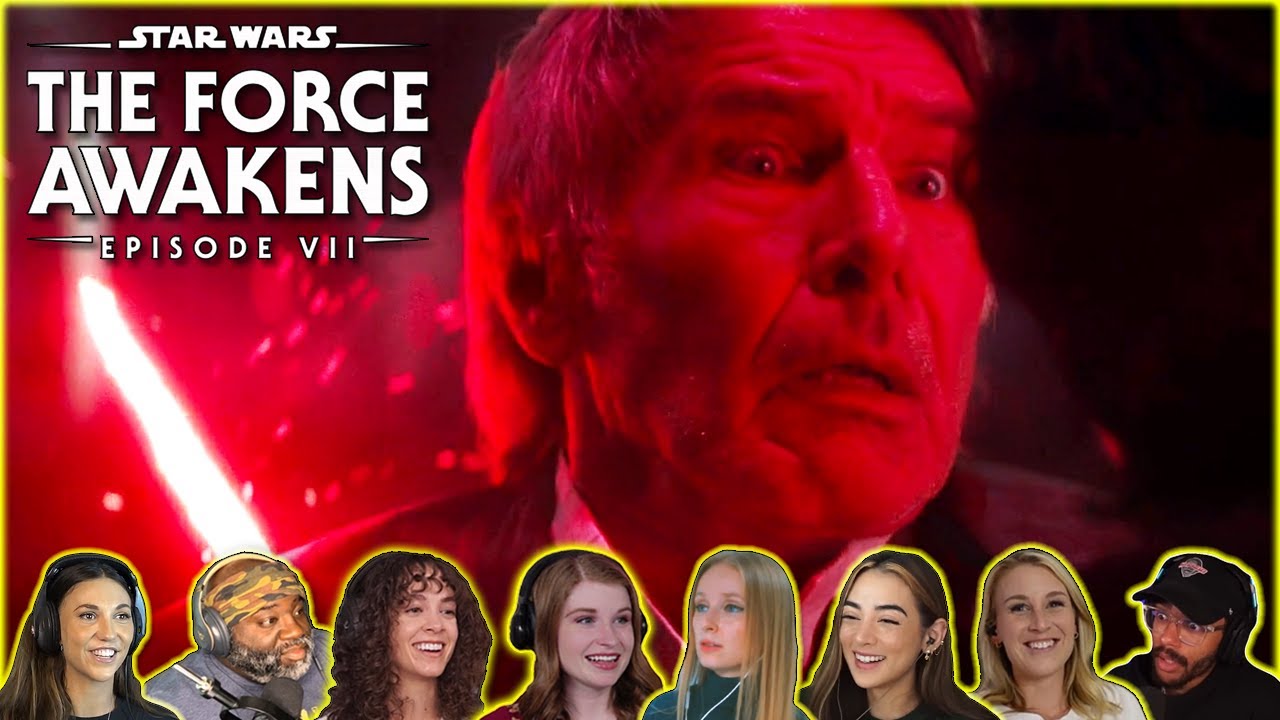 Reactors Reacting to the DEATH OF HAN SOLO | Star Wars: The Force Awakens (2015)