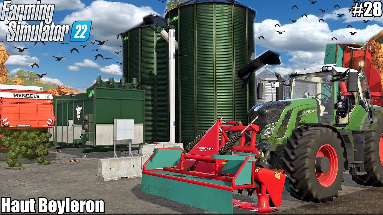 BUILDING FEED MIXER and MOWING GRASS│Haut Beyleron│FS 22│28